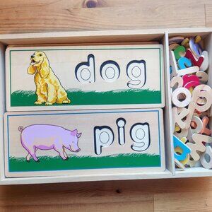 🎁 4/40$ Melissa & Doug Spelling Word Boards